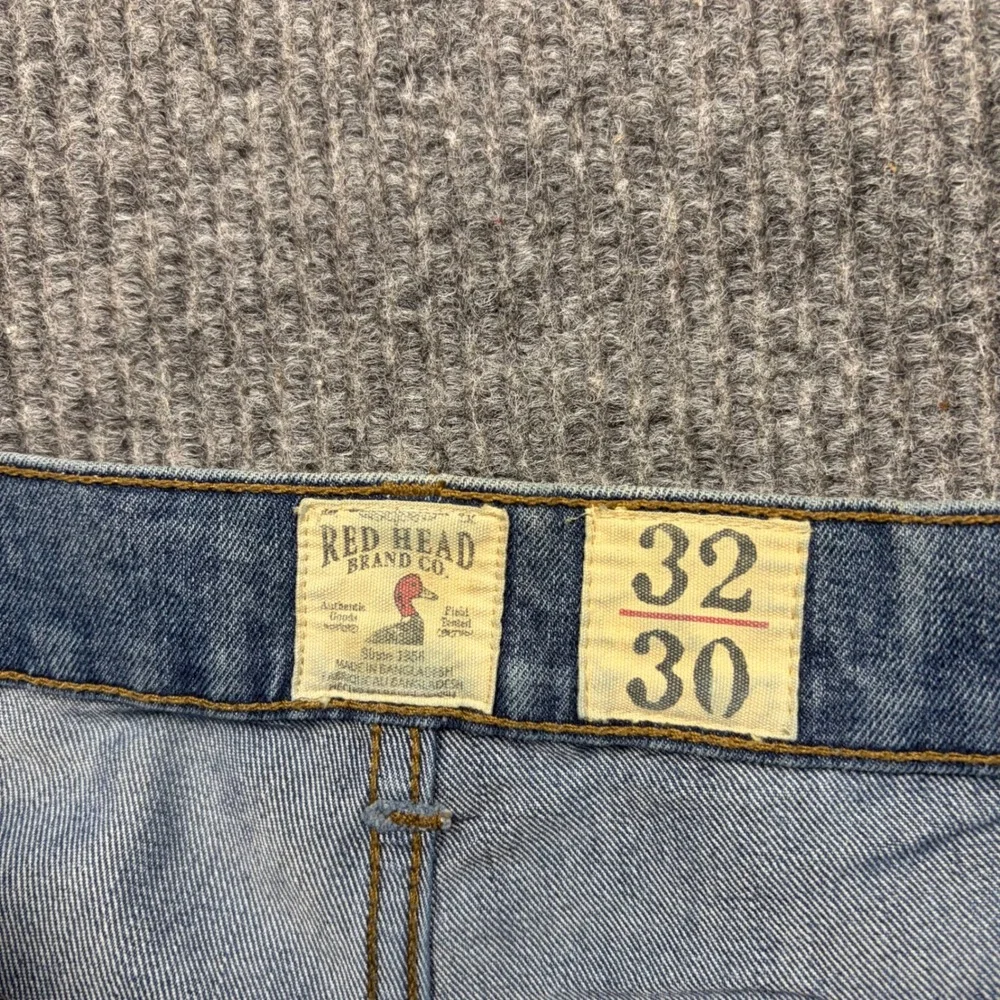 Red Head Jeans Men's 32x30 Blue Straight Leg Denim Casual Workwear Stretch